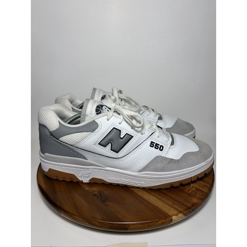 New Balance 550 White Slate Grey Gray Sneakers Shoes BB550ESC Men’s Size 11.5 D